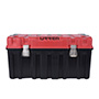 CAJA PARA HERRAMIENTAS PLASTICA 21" CON CHAROLA DE 7 DIVISIONES Y BROCHES METALICOS