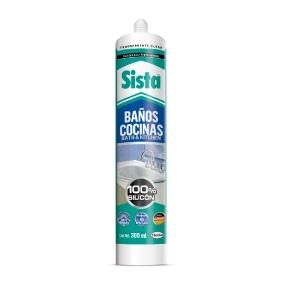 SISTA SILICÓN PARA BAÑOS Y COCINAS TRANSPARENTE 300 ML
