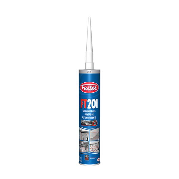 SELLADOR POLIURETANO PARA JUNTAS DE ALTO MOVIMIENTO GRIS CARTUCHO 280 ML