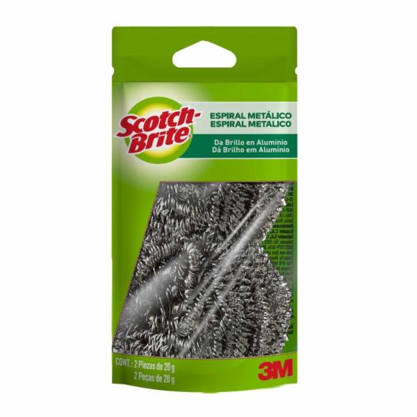ESPIRAL METÁLICO SCOTCH-BRITE 2 PACK 3M