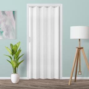 PUERTA INTERIOR PLEGABLE 100 X 215 CM BLANCO ASPEN
