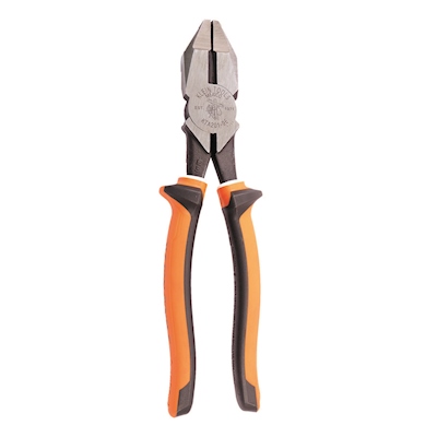 PINZAS PARA ELECTRICISTA AISLADAS 9 PULGADAS NARANJA KLEIN TOOLS