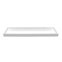 REPISA FLOTANTE MODERNA SOPORTA HASTA 5 KG 4 X 60 X 15 CM 1 PIEZA MDF BLANCO