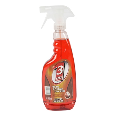 3EN1 LUSTRADOR ROJO 500ML