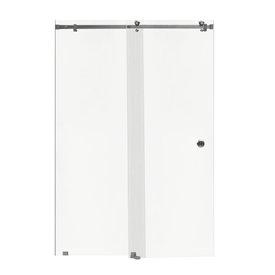CANCEL PARA BAÑO CORREDIZO SIN MARCO TRANSPARENTE 140 X 190 CM VIDRIO TEMPLADO