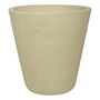 MACETA DE PLÁSTICO REDONDA EXTRA GRANDE BEIGE 25 PULGADAS PARA INTERIOR Y EXTERIOR