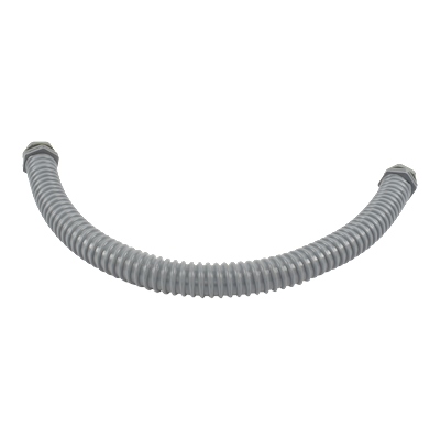 MANGUERA FLEXIBLE MACHO-MACHO 3/4 DE PULGADA GRIS OSCURO