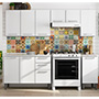 COCINA INTEGRAL 3 MÓDULOS 160 X 240 X 60 CM ACERO BLANCA CON TARJA