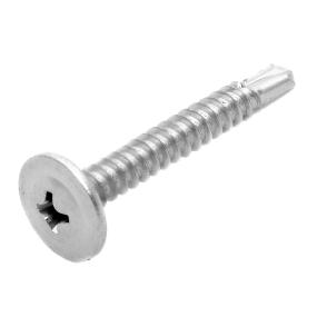 TORNILLOS CABEZA PLANA CORMO 8 X 1-1/4 AUTOPERFORANTE BOLSA CON 100 PIEZAS