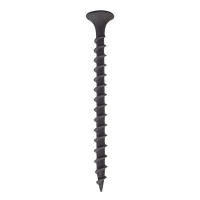 BOLSA DE 100 TORNILLOS PARA TABLAROCA ROSCA GRUESA DE 3.5 X 50.8 MM NEGRO