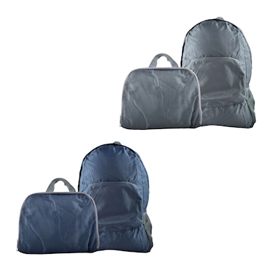 MOCHILA PARA VIAJE PLEGABLE 45 X 33 X 16 CM AZUL TRENDY LOFT
