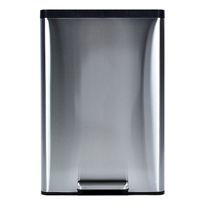 BOTE DE BASURA DE ACERO INOXIDABLE CON TAPA 40 L