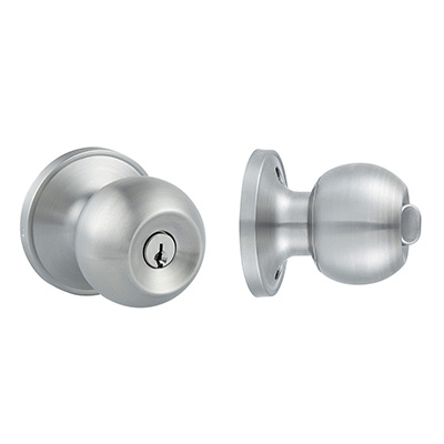 POMO BOLA ENTRADA CON LLAVE ACERO INOXIDABLE
