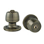 POMO TUBULAR ENTRADA REVERSIBLE ACERO INOXIDABLE LATÓN ANTIGUO