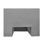 MOLDURA GÁRGOLA CONTEMPO 15 X 20 X 20 CM GRIS