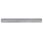 JALADERA CUADRADA 12 X 3.5 X 1 CM PLATA