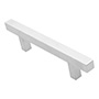 JALADERA PARA MUEBLE 1 X 15.5 X 3.5 CM PLATA