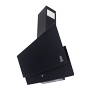 CAMPANA DE COCINA DE PARED 90 CM NEGRO CON ILUMINACIÓN LED
