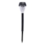 ESTACA DE LUZ SOLAR LED PARA JARDÍN CON ENCENDIDO AUTOMÁTICO 0.04 W NEGRO 1 PIEZA