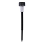ESTACA DE LUZ LED SOLAR PARA JARDÍN ENCENDIDO AUTOMÁTICO 0.06 W NEGRO 1 PIEZA
