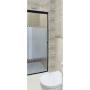 CANCEL PARA BAÑO CORREDIZO GRABADO MEDIEVAL 66 A 80 X 187 CM VIDRIO