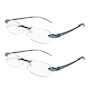LENTES DE LECTURA SPORT 2.5 GRIS 2 PIEZAS