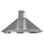 CAMPANA DE COCINA DE PARED IRLANDA 122 CM PLATA CON DOBLE TURBINA