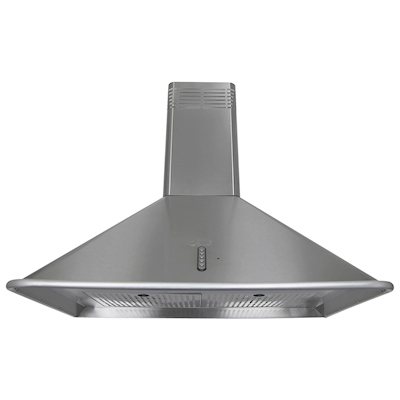 CAMPANA DE COCINA DE PARED HOLANDA 80 CM PLATA CON DOBLE SISTEMA DE EXTRACCIÓN