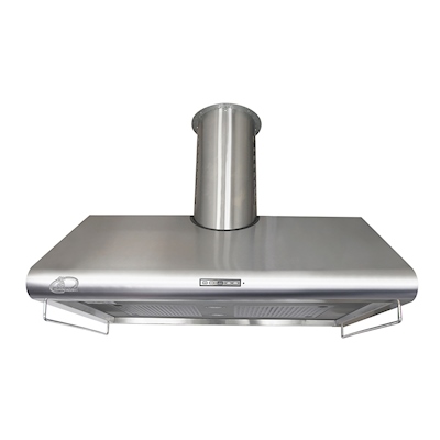 CAMPANA DE COCINA DE ISLA STILO 100 CM ACERO INOX DOBLE TURBINA SELLADA