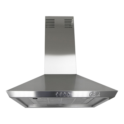 CAMPANA DE COCINA DE PARED GEA 60 CM ACERO INOX PURIFICADORA Y EXTRACTORA