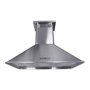 CAMPANA DE COCINA DE ISLA OMEGA 100 CM PLATA CON EXTRACCIÓN Y PURIFICACIÓN