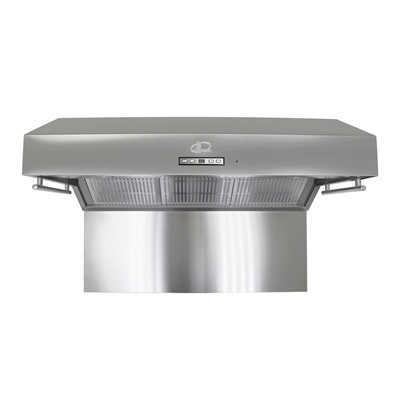 CAMPANA DE COCINA DE PARED RETRO 100 CM ACERO INOX CON DOBLE FUNCIÓN EXTRACTORA Y PURIFICADORA