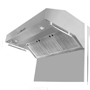 CAMPANA DE COCINA DE PARED RETRO 92 CM ACERO INOX DOBLE FUNCIÓN