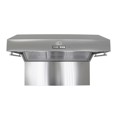 CAMPANA DE COCINA DE PARED RETRO 76 CM ACERO INOX CON DOBLE FUNCIÓN