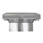 CAMPANA DE COCINA DE PARED RETRO 76 CM ACERO INOX CON DOBLE FUNCIÓN