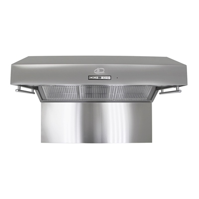 CAMPANA DE COCINA DE PARED RETRO 80 CM ACERO INOX CON DOBLE FUNCIÓN EXTRACTORA Y PURIFICADORA
