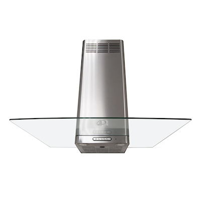 CAMPANA DE COCINA DE PARED APOLO 76 CM PLATA PURIFICADORA Y EXTRACTORA