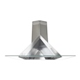 CAMPANA DE COCINA DE PARED TITANIUM 90 CM PLATA CON EXTRACCIÓN Y PURIFICACIÓN