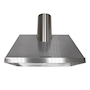 CAMPANA DE PARED 80 CM ACERO INOX PURIFICADORA Y EXTRACTORA