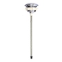 BOTÓN PARA VÁLVULA TORRE 3.8 A 4.8 CM PLATA FLUIDM