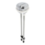 BOTÓN DE DESCARGA DUAL 48 MM PLATA FLUIDMASTER