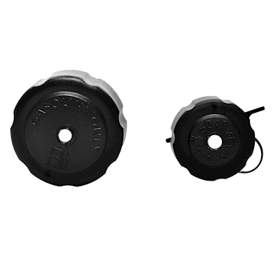 KIT DE TAPAS DE COMBUSTIBLE NEGRO RYOBI 2 PIEZAS