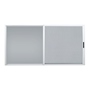 VENTANA CORREDIZA DE ALUMINIO 200 X 120 CM IZQUIERDA A DERECHA BLANCO