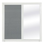 VENTANA CORREDIZA DE ALUMINIO 100 X 100 IZQUIERDA A DERECHA BLANCO