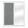 VENTANA CORREDIZA DE ALUMINIO 90 X 120CM IZQUIERDA A DERECHA BLANCA