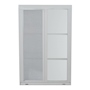 VENTANA CORREDIZA DE ALUMINIO 60 X 90CM IZQUIERDA A DERECHA BLANCO