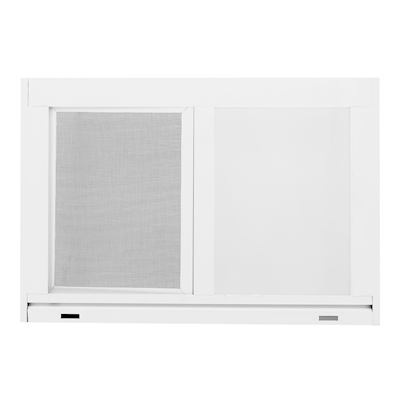 VENTANA CORREDIZA DE ALUMINIO 60 X 40 CM IZQUIERDA A DERECHA BLANCO
