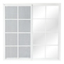 VENTANA CORREDIZA DE ALUMINIO 120 X 120 IZQUIERDA A DERECHA BLANCO