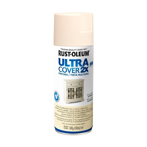 PINTURA EN AEROSOL BLANCO VIEJO SATINADO MULTISUPERFICIE DE SECADO RÁPIDO