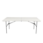 MESA RECTANGULAR PLEGABLE DE 76.2 X 74.3 X 182 CM BLANCA POLIETILENO